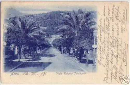 12443 Ak Nervi Italien Viale Vittorio Emanuele 1898