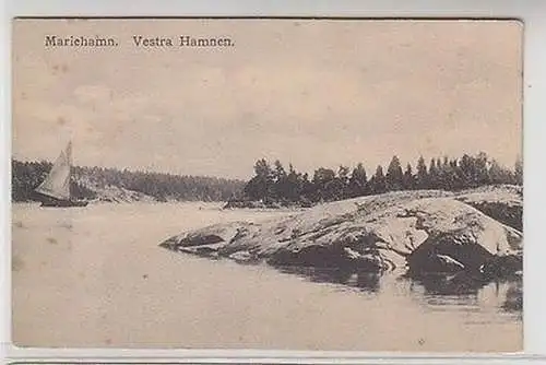 62417 Ak Mariehamn Finnland Vestra Hamnen um 1918