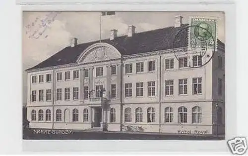 33325 Ak Nørresundby Hotel Royal in Dänemark 1909