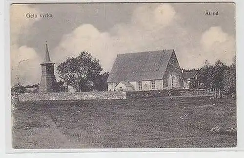 62426 Ak Aland Inseln Finnland Geta Kyrka um 1918