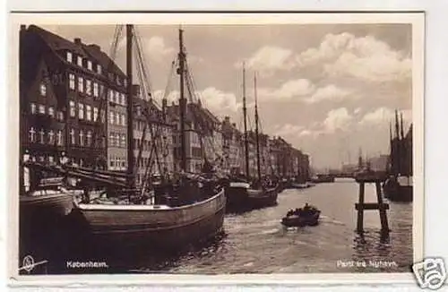 30285 Ak Kobenhagen Parti fra Nyhavn um 1940