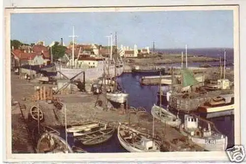 30302 Ak Gudjem Havn Dänemark um 1940