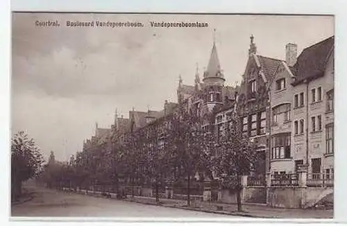 45604 Feldpost Ak Courtrai Vanepeereboomlaan 1914