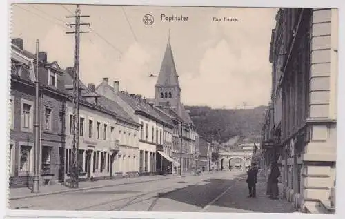 94679 AK Pepinster - Rue Neuve (Neue Straße), Straßenansicht mit Geschäften