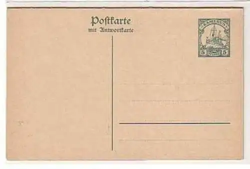 35830 Antwort Ganzsachenkarte Kamerun um 1910