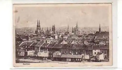 40500 Feldpost Ak Aachen Totalansicht 1916