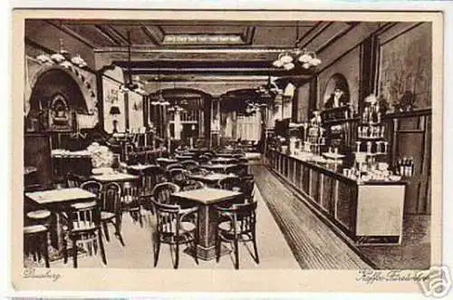 08729 Ak Duisburg Kaffee Fürstenhof um 1940