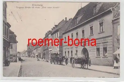 67849 Ak Alt Kloster Hauptstrasse mit Pferdefuhrwerken 1908