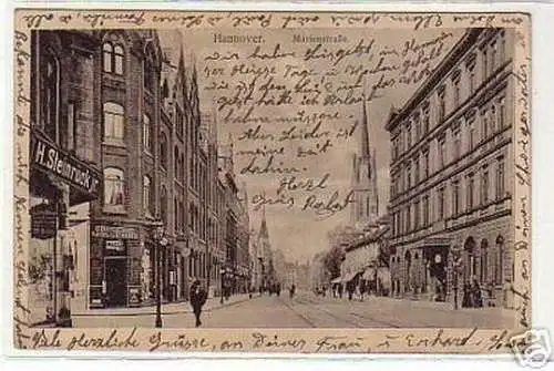 05186 Ak Hannover Marienstrasse Drogerie Möllering 1925