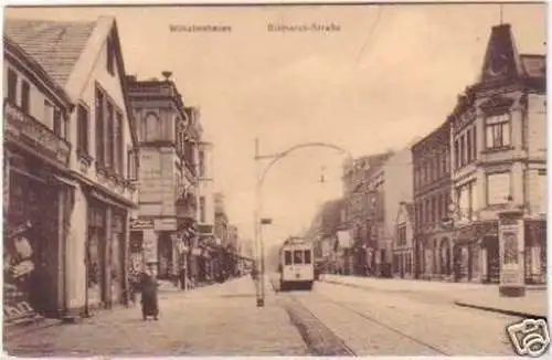 21819 Ak Wilhelmshaven Bismarck Strasse um 1915