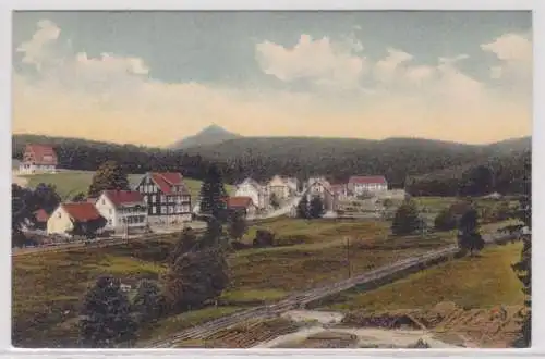 95429 Ak Braunlage im Oberharz - Totalansicht, Obere Harzburgerstraße um 1910