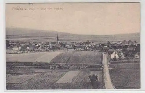 08522 Ak Rhüden am Harz Blick vom Heeberg 1915