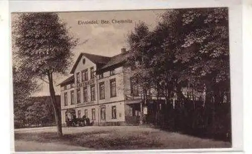 49169 Ak Einsiedel Bez. Chemitz Gasthaus Kaiserhof 1917