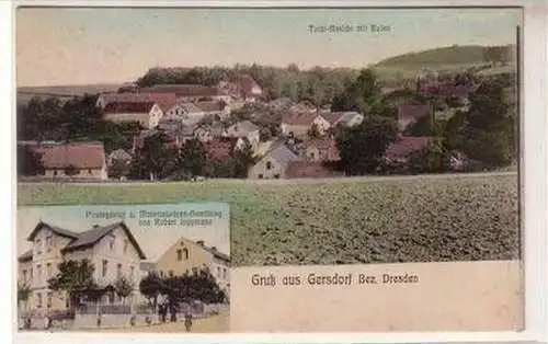 46568 Mehrbild Ak Gruß aus Gersdorf Bez. Dresden um 1910