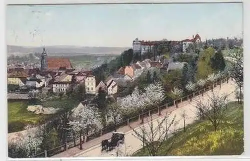 56115 Ak Pirna mit Schloss Sonnenstein 1909