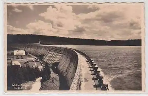 41766 Ak Talsperre Muldenberg im Vogtland um 1930