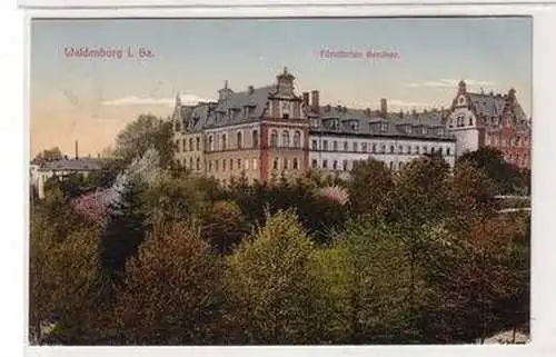 55450 Ak Waldenburg in Sachsen fürstliches Seminar 1912