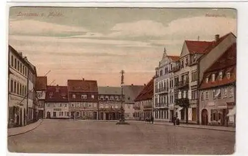 56176 Ak Lunzenau an der Mulde Marktplatz um 1910