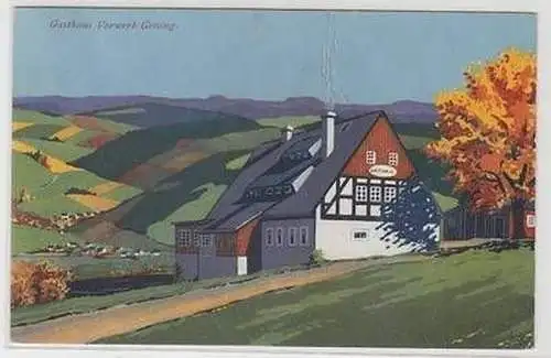 55774 Ak Geising Gasthaus Vorwerk 1916