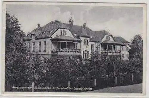 49106 Ak Seifersdorf b. Dippoldiswalde Genesungsheim 1938