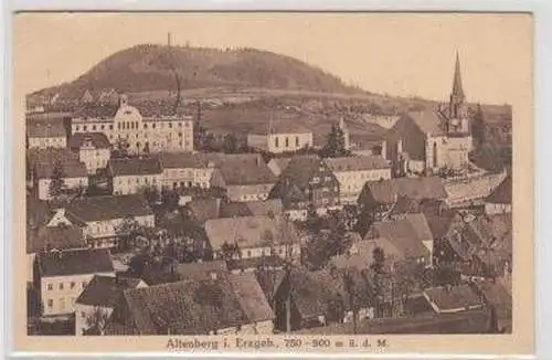 48754 Ak Altenberg im Erzgebirge Totalansicht 1925