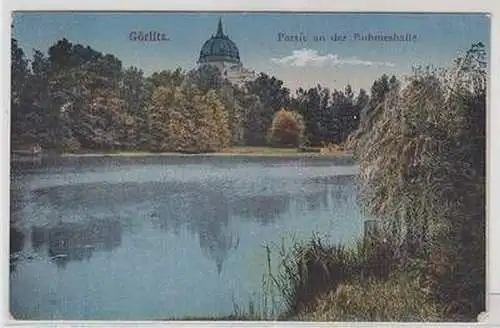 47591 Ak Görlitz Partie an der Ruhmeshalle 1921