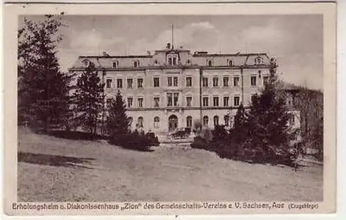 43170 Ak Aue im Erzgebirge Erholungsheim 1926