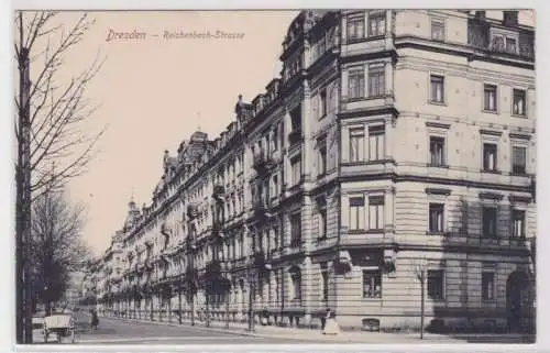 98041 Ak Dresden Reichenbach Strasse um 1910