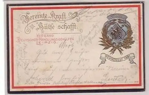 24/23 Präge-Ak Verband Handlungsgehülfen Leipzig 1901