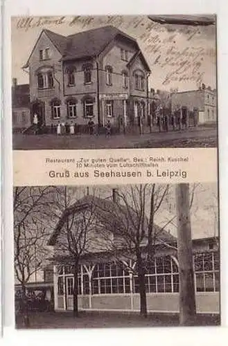 07408 Feldpost Ak Gruß aus Seehausen bei Leipzig 1915