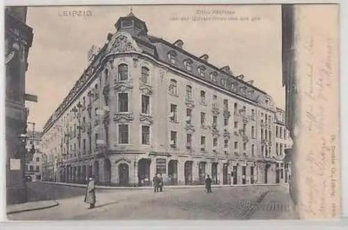 1/70 Ak Leipzig von der Universitätsstraße aus 1904