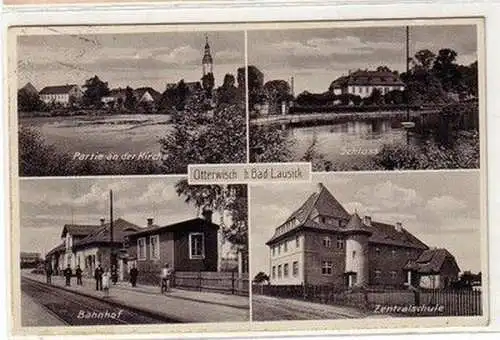 58593 Mehrbild Ak Otterwisch bei Bad Lausick Bahnhof usw. 1932