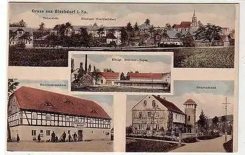 41021 Mehrbild Ak Gruß aus Bischdorf in Sachsen 1915