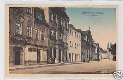 33521 Ak Schneeberg Erzgeb. Fürstenplatz 1908