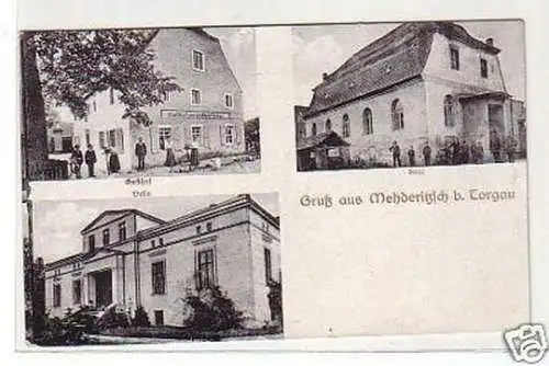 33112 mehrbild Ak Gruß aus Mehderitzsch bei Torgau 1910