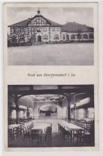 98783 Mehrbild Ak Gruß aus Oberfelmsdorf Gasthof zum Erbgericht 1924