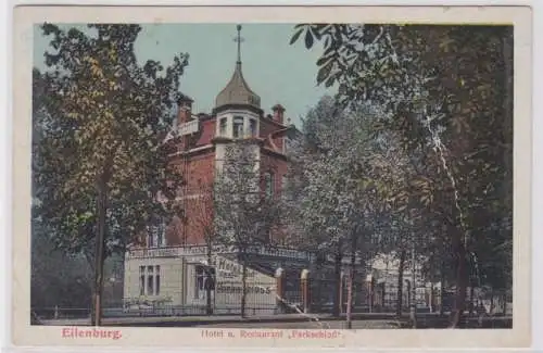 96229 Ak Eilenburg Hotel und Restaurant 'Parkschloß' 1916