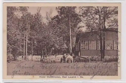 92326 Ak Bad Lausick in Sachsen Hotel Waldfrieden 1933