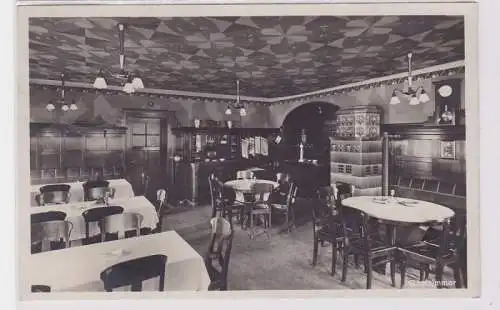 91500 AK Hotel Goldner Löwe, Wilsdruff - I. Haus am Platze, Gastzimmer 1935