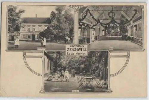 92285 Mehrbild Ak Gasthaus Zeschwitz 1923