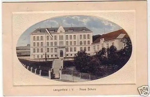 23588 Ak Lengenfeld i.V. Neue Schule 1912