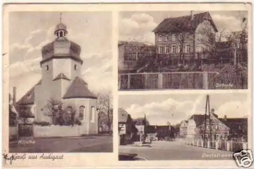 20923 Mehrbild Ak Gruss aus Audigast 1943