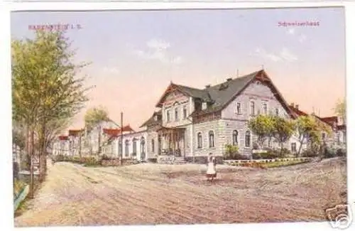 18949 Ak Rabenstein in Sachsen Schweizerhaus um 1920