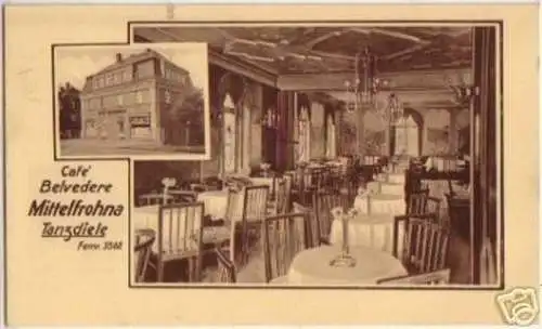 17814 Ak Mittelfrohna Cafe´ Belvedere 1936