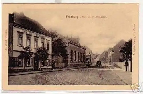 17122 Ak Frohburg in Sa. untere Amtsgasse um 1920