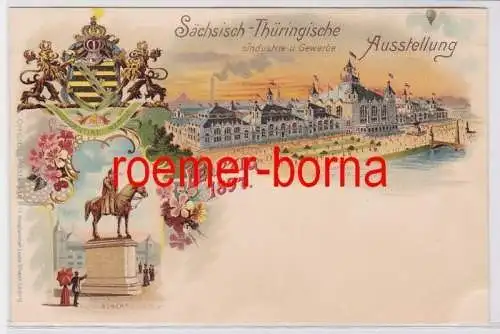 81881 Ak Leipzig Sächsisch Thüringische Industrie- & Gewerbeausstellung 1897