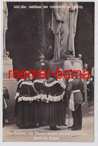 81746 Foto Ak 500jähriges Jubiläum der Universität zu Leipzig 1909