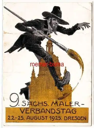 79519 Künstler Ak 9. Sächs. Maler-Verbandstag 22.-25. August 1925 Dresden