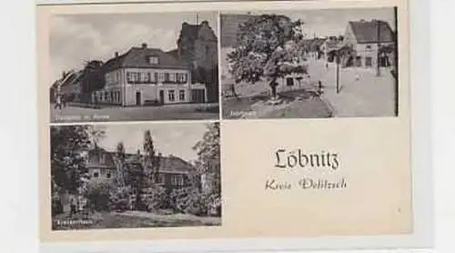 38154 Mehrbild Ak Löbnitz Kreis Delitzsch um 1950