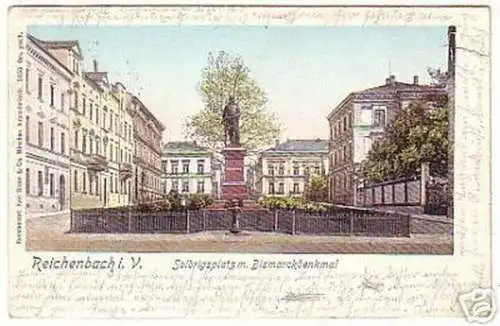 00581 AK Reichenbach im Vogtland Solbrigsplatz 1905